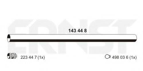 ERNST 143448 Труба вихлопного газу