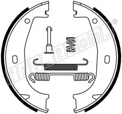 FRI.TECH. 1019026K Комплект гальмівних колодок, стоянкова гальмівна система
