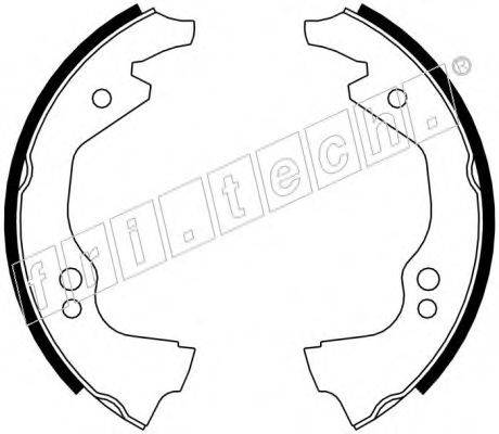 FRI.TECH. 1034041 Комплект гальмівних колодок