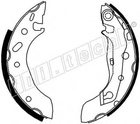 FRI.TECH. 1040141 Комплект гальмівних колодок