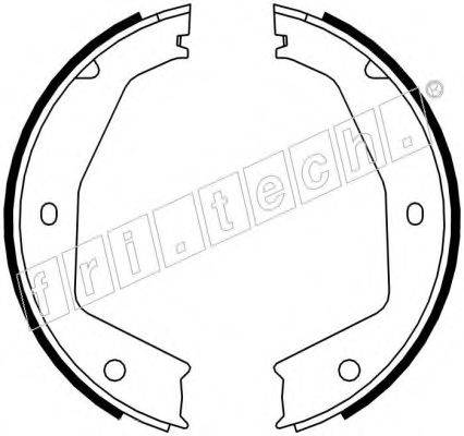 FRI.TECH. 1048002 Комплект гальмівних колодок, стоянкова гальмівна система