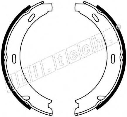 FRI.TECH. 1052117 Комплект гальмівних колодок, стоянкова гальмівна система