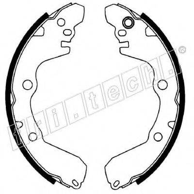 FRI.TECH. 1064165 Комплект гальмівних колодок