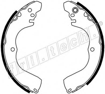 FRI.TECH. 1064172 Комплект гальмівних колодок