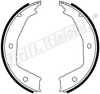 FRI.TECH. 1079194 Комплект гальмівних колодок, стоянкова гальмівна система