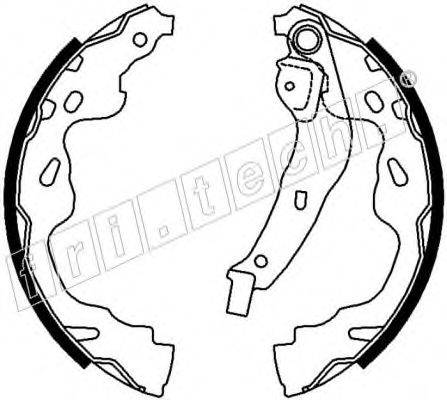 FRI.TECH. 1115310 Комплект гальмівних колодок