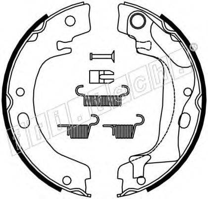 FRI.TECH. 1115318K Комплект гальмівних колодок, стоянкова гальмівна система