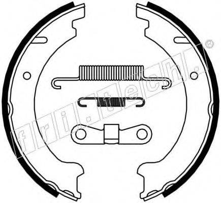 FRI.TECH. 1127272K Комплект гальмівних колодок, стоянкова гальмівна система