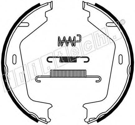 FRI.TECH. 1127273K Комплект гальмівних колодок, стоянкова гальмівна система