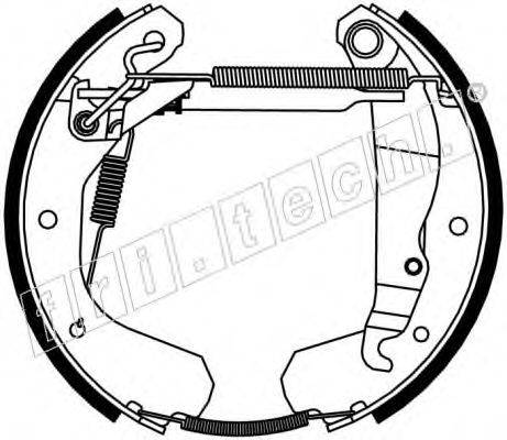 FRI.TECH. 16037 Комплект гальмівних колодок