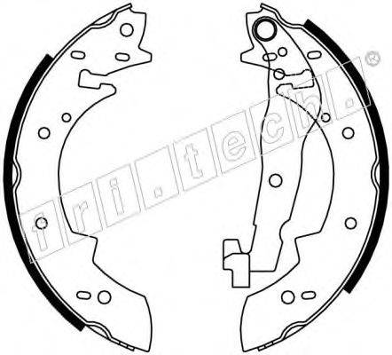 FRI.TECH. 17028 Комплект гальмівних колодок