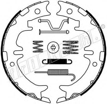 FRI.TECH. 1115311K Комплект гальмівних колодок, стоянкова гальмівна система