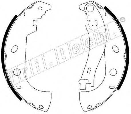 FRI.TECH. 17374 Комплект гальмівних колодок