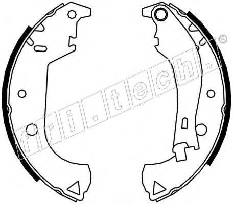 FRI.TECH. 17385 Комплект гальмівних колодок
