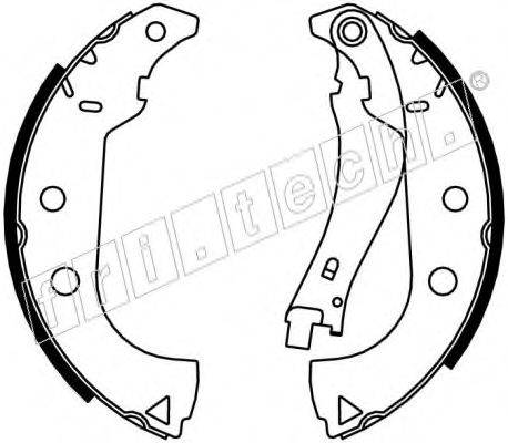 FRI.TECH. 17399 Комплект гальмівних колодок