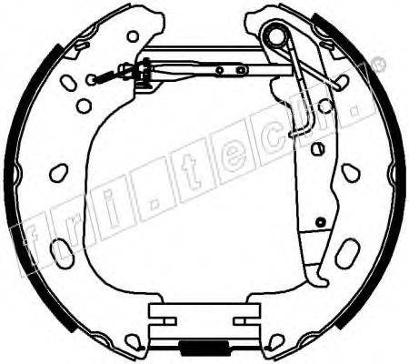 FRI.TECH. 16432 Комплект гальмівних колодок