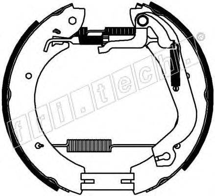 FRI.TECH. 16436 Комплект гальмівних колодок