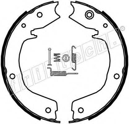 FRI.TECH. 1064179K Комплект гальмівних колодок, стоянкова гальмівна система