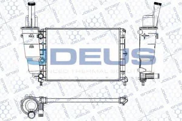 JDEUS RA0110300 Радіатор, охолодження двигуна