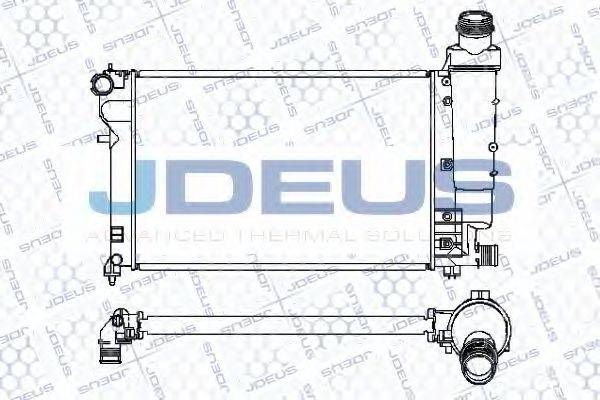 JDEUS 007M08 Радіатор, охолодження двигуна