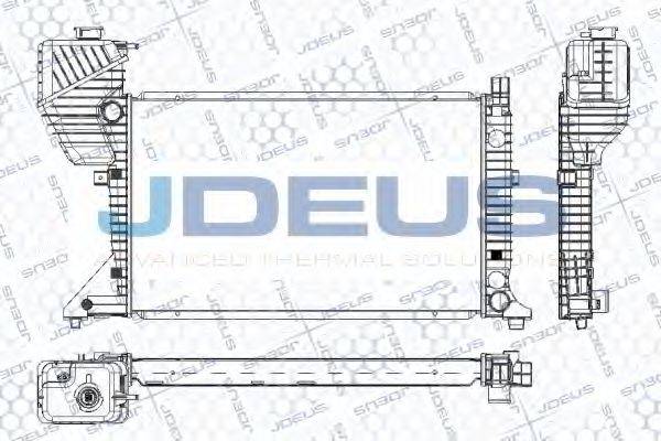 JDEUS RA0170860 Радіатор, охолодження двигуна