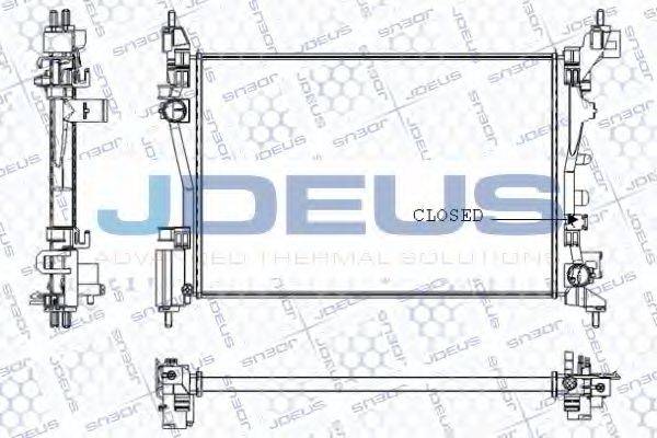 JDEUS RA0111190 Радіатор, охолодження двигуна