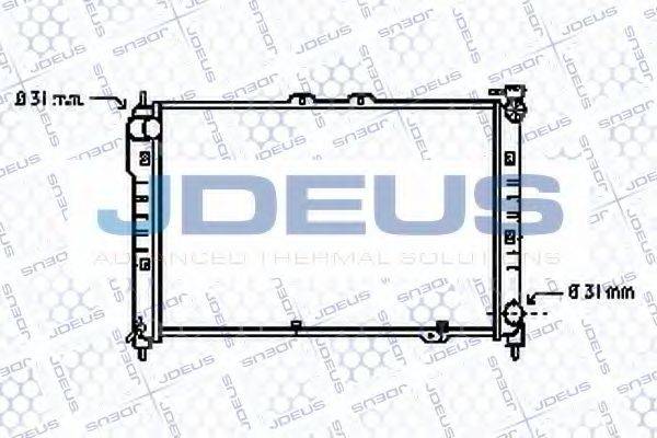 JDEUS 016N16 Радіатор, охолодження двигуна