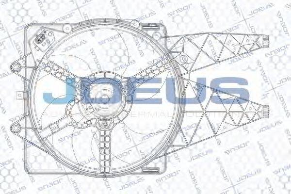 JDEUS EV882315 Вентилятор, охолодження двигуна