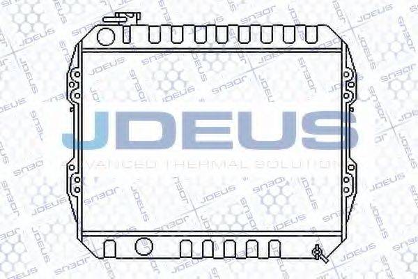 JDEUS 028M32 Радіатор, охолодження двигуна