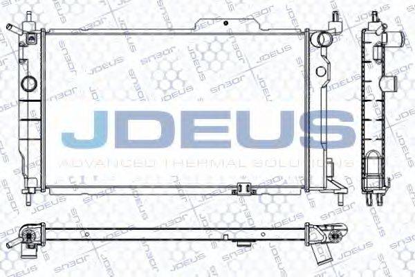 JDEUS RA0200611 Радіатор, охолодження двигуна