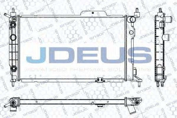 JDEUS RA0200641 Радіатор, охолодження двигуна