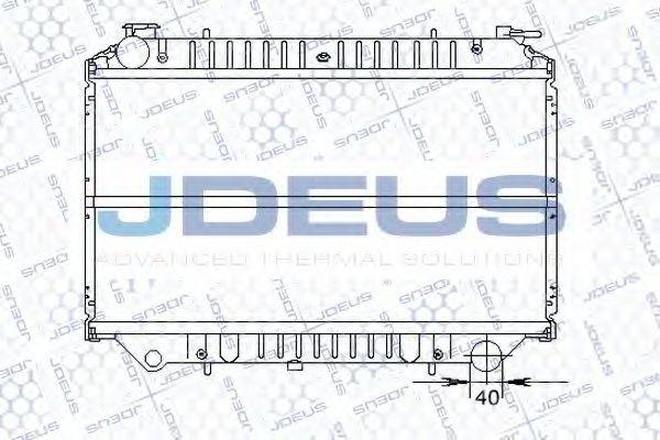 JDEUS 019B22 Радіатор, охолодження двигуна