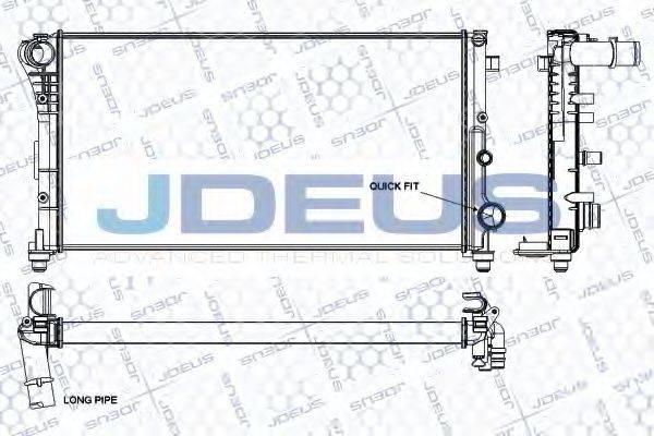 JDEUS RA0111310 Радіатор, охолодження двигуна