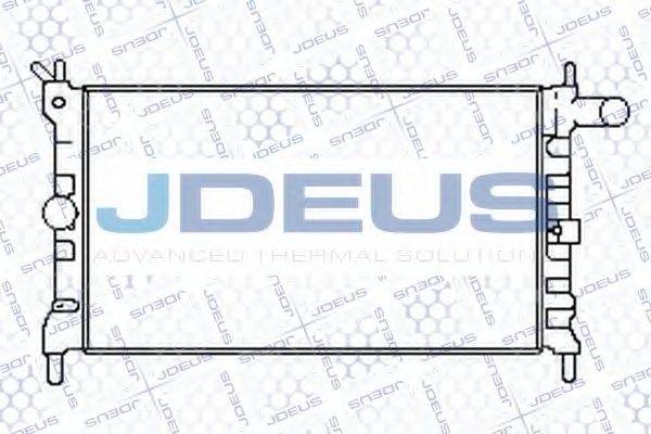 JDEUS 020M20 Радіатор, охолодження двигуна