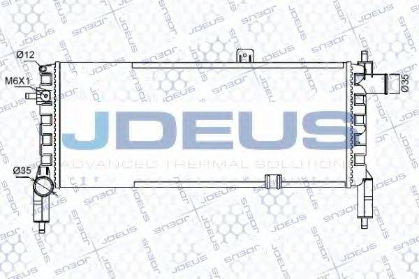 JDEUS 020V07 Радіатор, охолодження двигуна