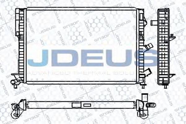 JDEUS 023B49 Радіатор, охолодження двигуна