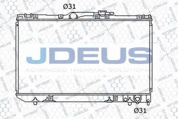 JDEUS 028N25 Радіатор, охолодження двигуна