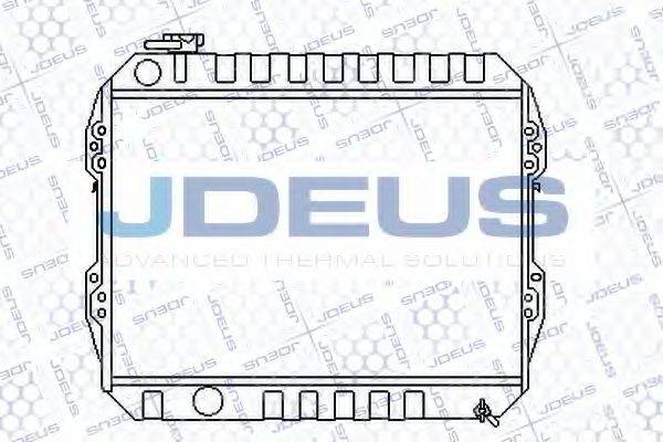 JDEUS 028N30 Радіатор, охолодження двигуна