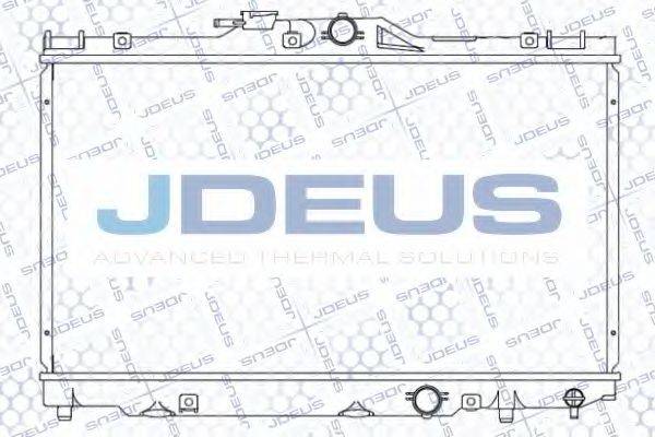 JDEUS 028N42 Радіатор, охолодження двигуна