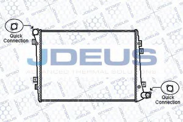 JDEUS 030M51 Радіатор, охолодження двигуна