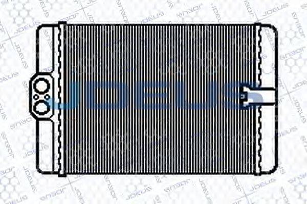 JDEUS 217M34 Теплообмінник, опалення салону