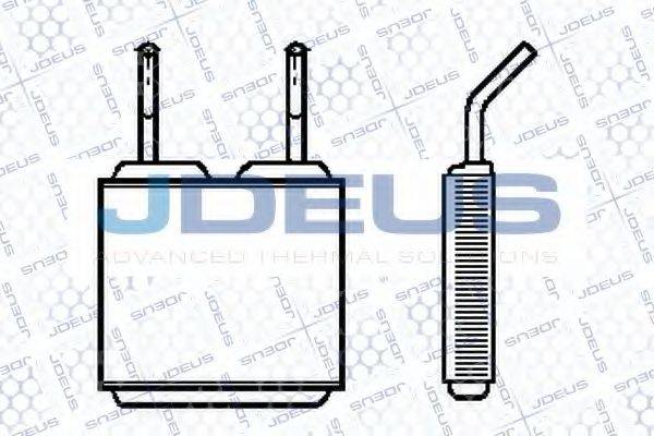 JDEUS 220M06 Теплообмінник, опалення салону