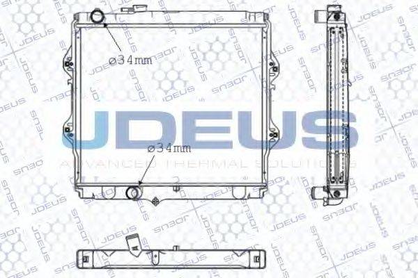 JDEUS 028M29 Радіатор, охолодження двигуна