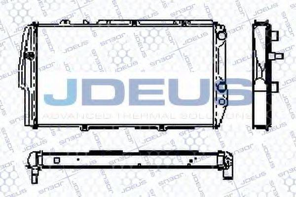 JDEUS RA0010110 Радіатор, охолодження двигуна