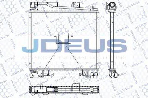 JDEUS RA0050400 Радіатор, охолодження двигуна