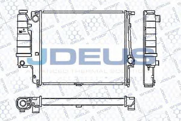 JDEUS RA0050490 Радіатор, охолодження двигуна