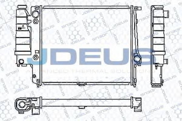 JDEUS RA0050500 Радіатор, охолодження двигуна