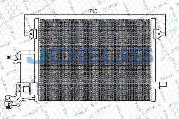 JDEUS 701M10 Конденсатор, кондиціонер