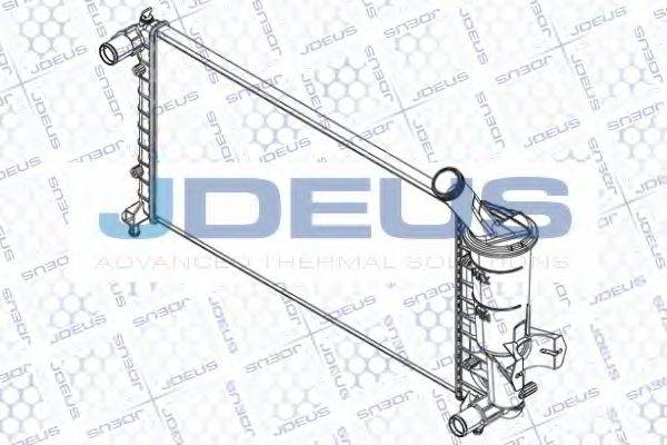 JDEUS RA0110750 Радіатор, охолодження двигуна