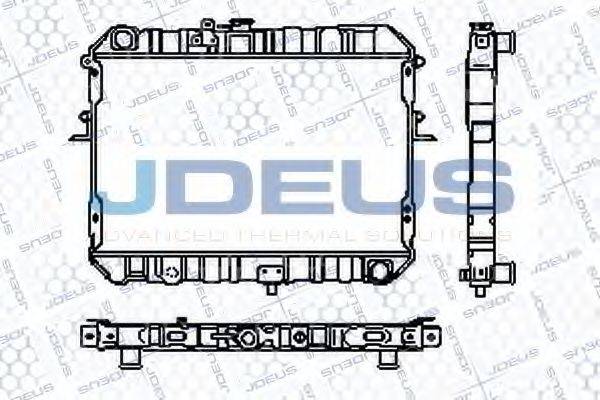 JDEUS RA0160110 Радіатор, охолодження двигуна